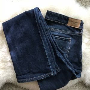 Boot cut jeans, size 0